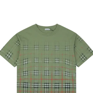Burberry Gradient Check Print T-Shirt