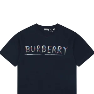 Burberry Graffiti Knight Graphic T-Shirt Black