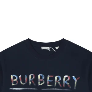 Burberry Graffiti Knight Graphic T-Shirt Black