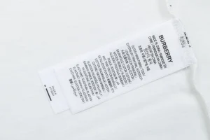 Burberry Graffiti Knight Graphic T-Shirt White Wash label