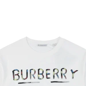 Burberry Graffiti Knight Graphic T-Shirt White