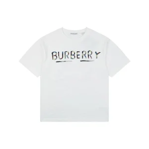 Burberry Graffiti Knight Graphic T-Shirt White Front view