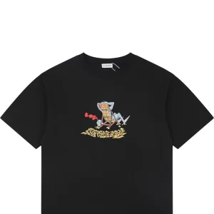 Burberry Knight Check Deck Chair Graphic T-Shirt Black