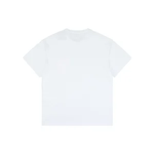Burberry Overlapping Equestrian Knight Embroidered T-Shirt White back view
