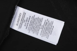 Burberry Oversized Circle Logo Print T-Shirt Black Wash label