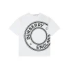 BBry Oversized Circle Logo Print T-Shirt (White/Black)