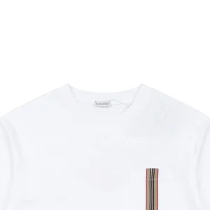 Burberry Pocket Stripe T-Shirt White