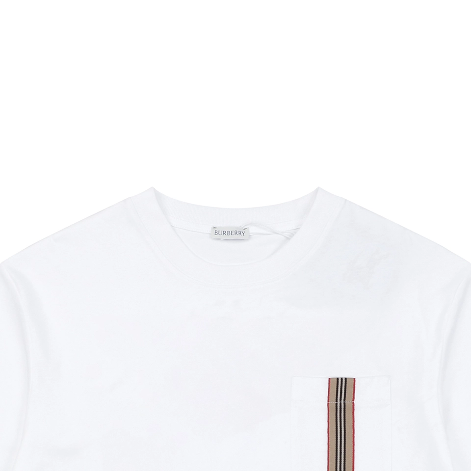 Burberry Pocket Stripe T-Shirt White