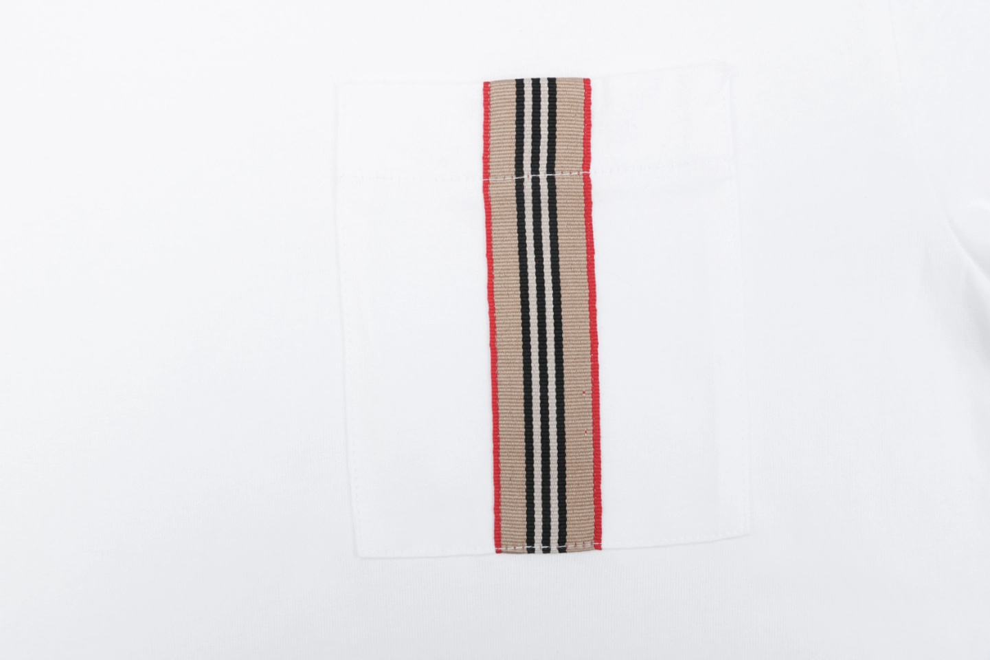 Burberry Pocket Stripe T-Shirt White