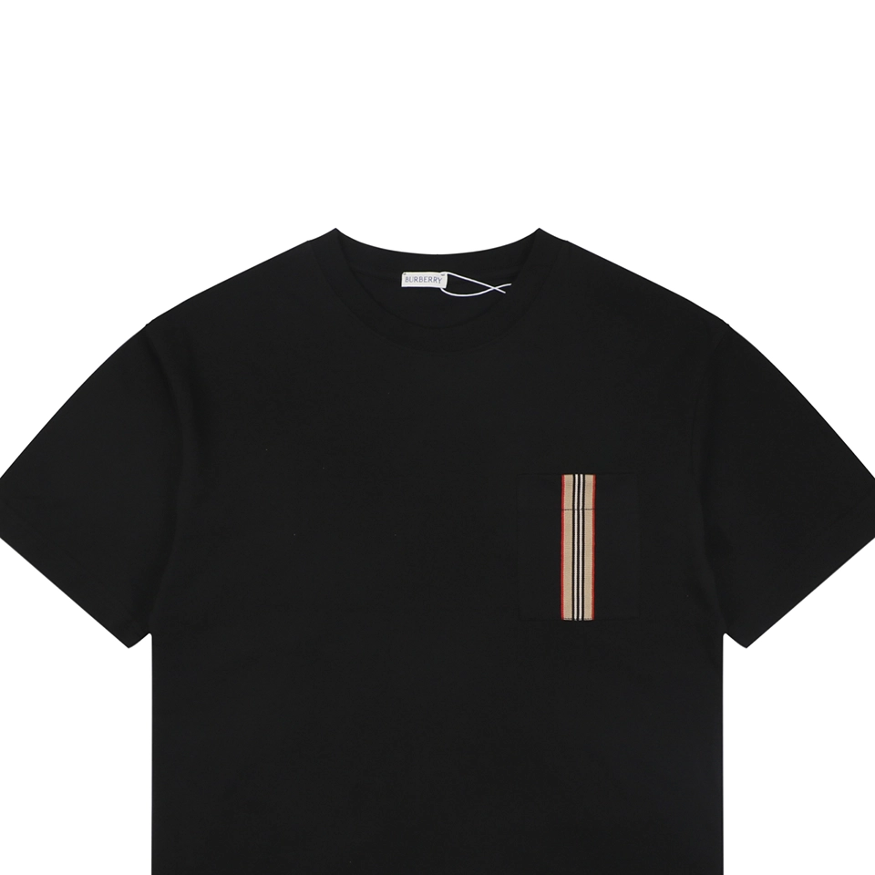 Burberry Pocket Stripe T-Shirt Black