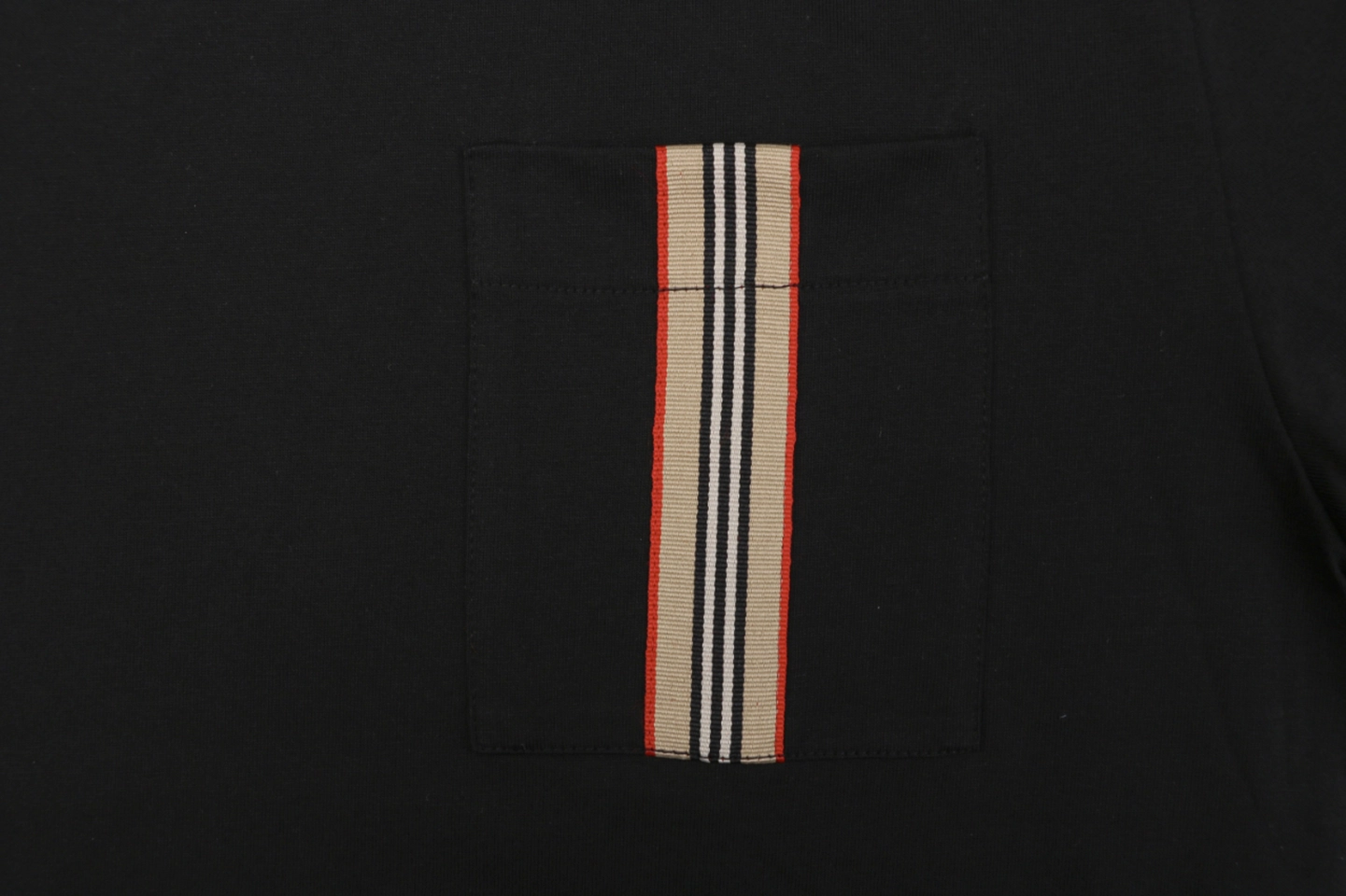 Burberry Pocket Stripe T-Shirt Black
