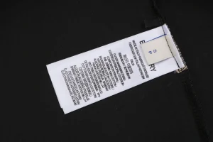 Burberry Pocket Stripe T-Shirt Black Wash label