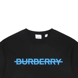Burberry Strike Logo Print T-Shirt Black