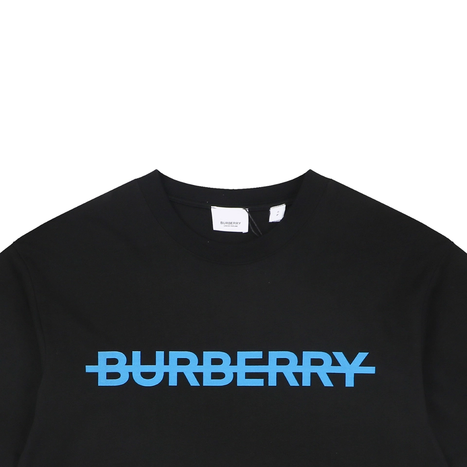 Burberry Strike Logo Print T-Shirt Black