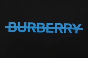 Burberry Strike Logo Print T-Shirt Black Front Print
