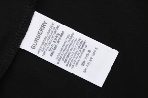 Burberry Strike Logo Print T-Shirt Black Wash label