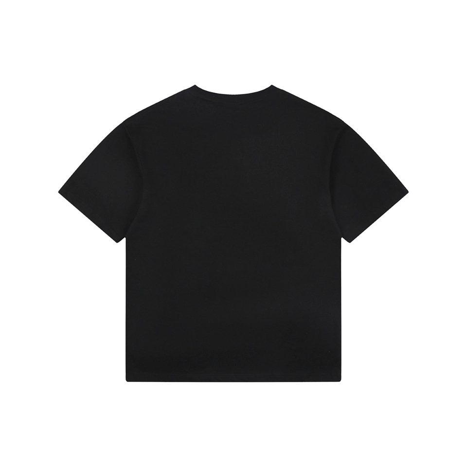 Burberry Strike Logo Print T-Shirt Black Back view