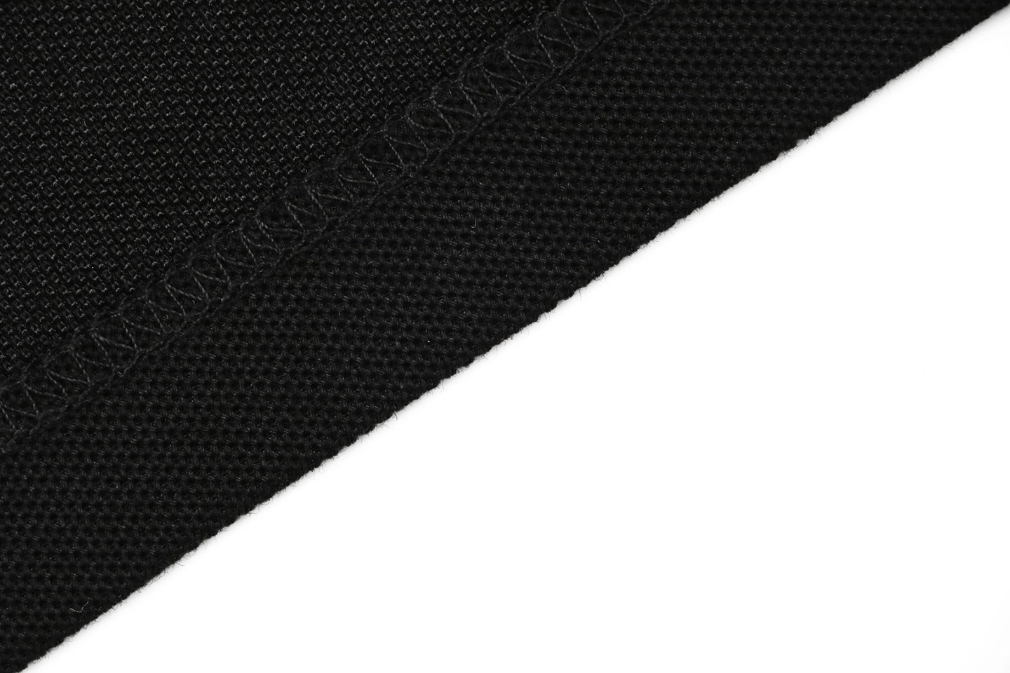 Burberry Striped Cuff Equestrian Logo Polo T-Shirt Black