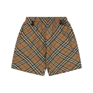 Burberry Vintage Check Equestrian Knight Shorts Front view