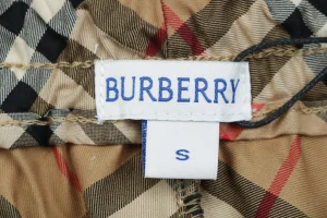 Burberry Vintage Check Equestrian Knight Shorts Brand label