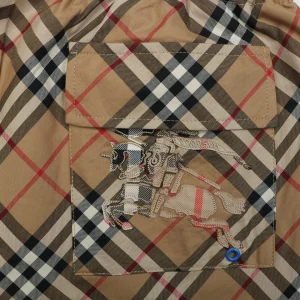 Burberry Vintage Check Equestrian Knight Shorts Pocket