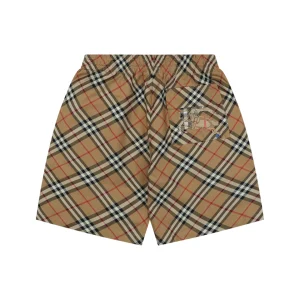 Burberry Vintage Check Equestrian Knight Shorts Back view