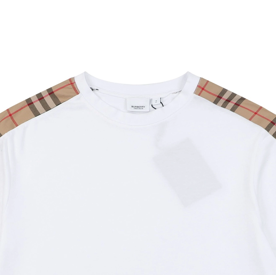 Burberry Vintage Check Shoulder Panel T-Shirt