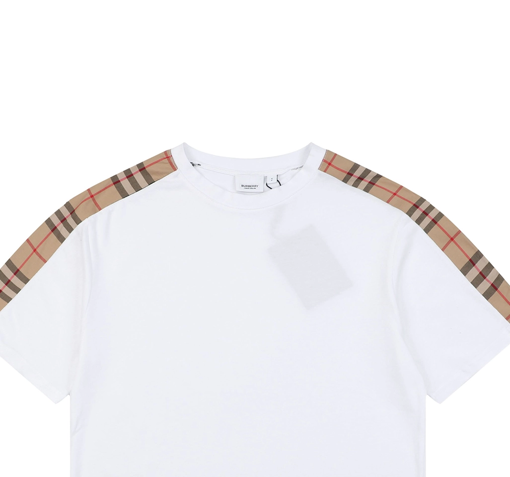 Burberry Vintage Check Shoulder Panel T-Shirt