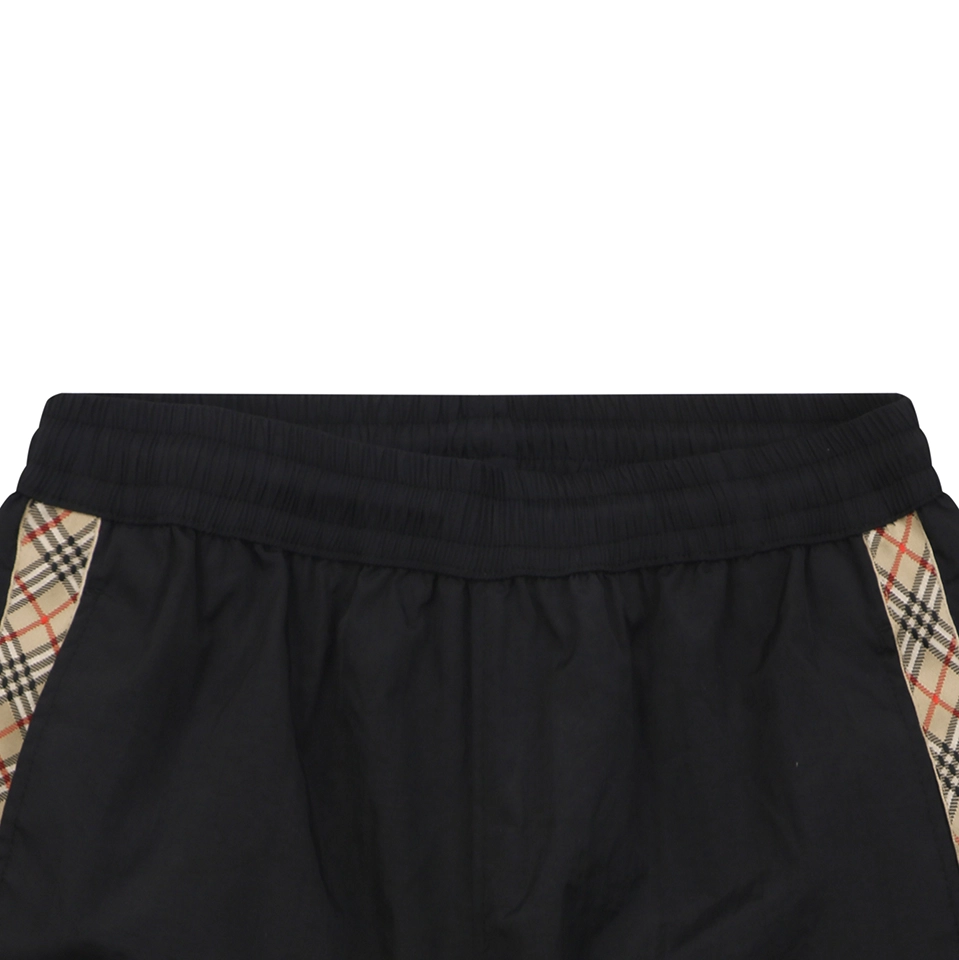 Burberry Vintage Check Side Stripe Nylon Shorts