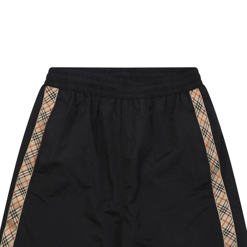 Burberry Vintage Check Side Stripe Nylon Shorts