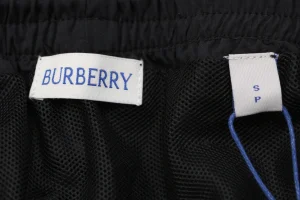 Burberry Vintage Check Side Stripe Nylon Shorts Brand label