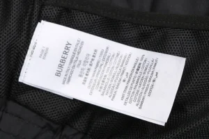 Burberry Vintage Check Side Stripe Nylon Shorts Wash label