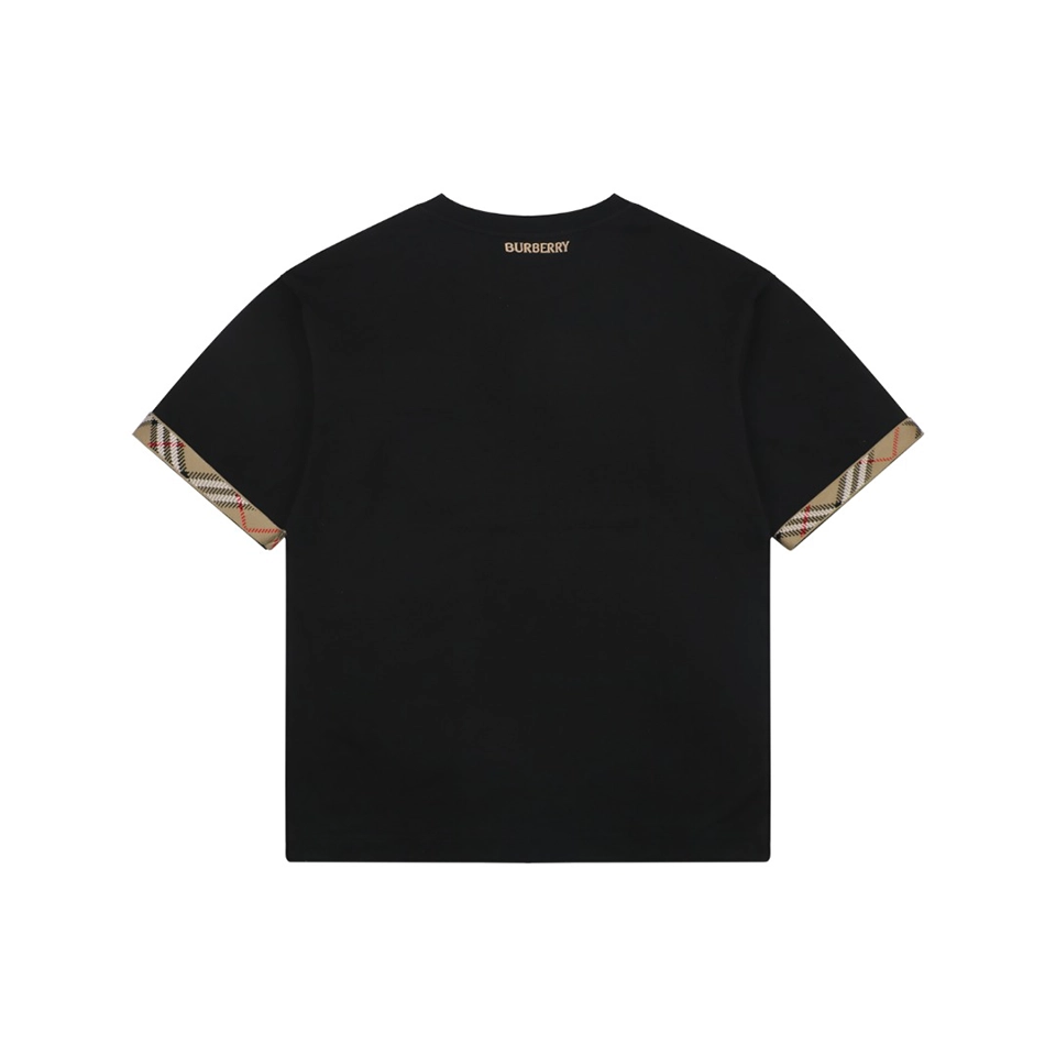Burberry Vintage Check Trim Equestrian Knight T-Shirt18.jpeg