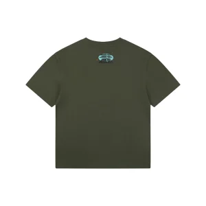 Burberry Vintage Classic Car Print T-Shirt Green Back view