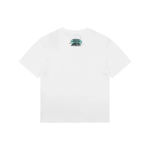 Burberry Vintage Classic Car Print T-Shirt White Back view