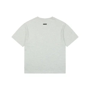 Fear of God Essentials Script Logo T-Shirt Grey Back view