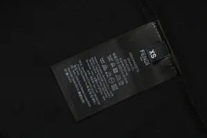Fendi Color FF Pocket Graphic T-Shirt Black Wash label