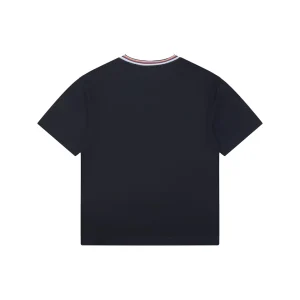 Fendi Contrast Collar FF Embroidered T-Shirt Back view
