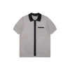 FD Contrast Placket Knitted T-Shirt
