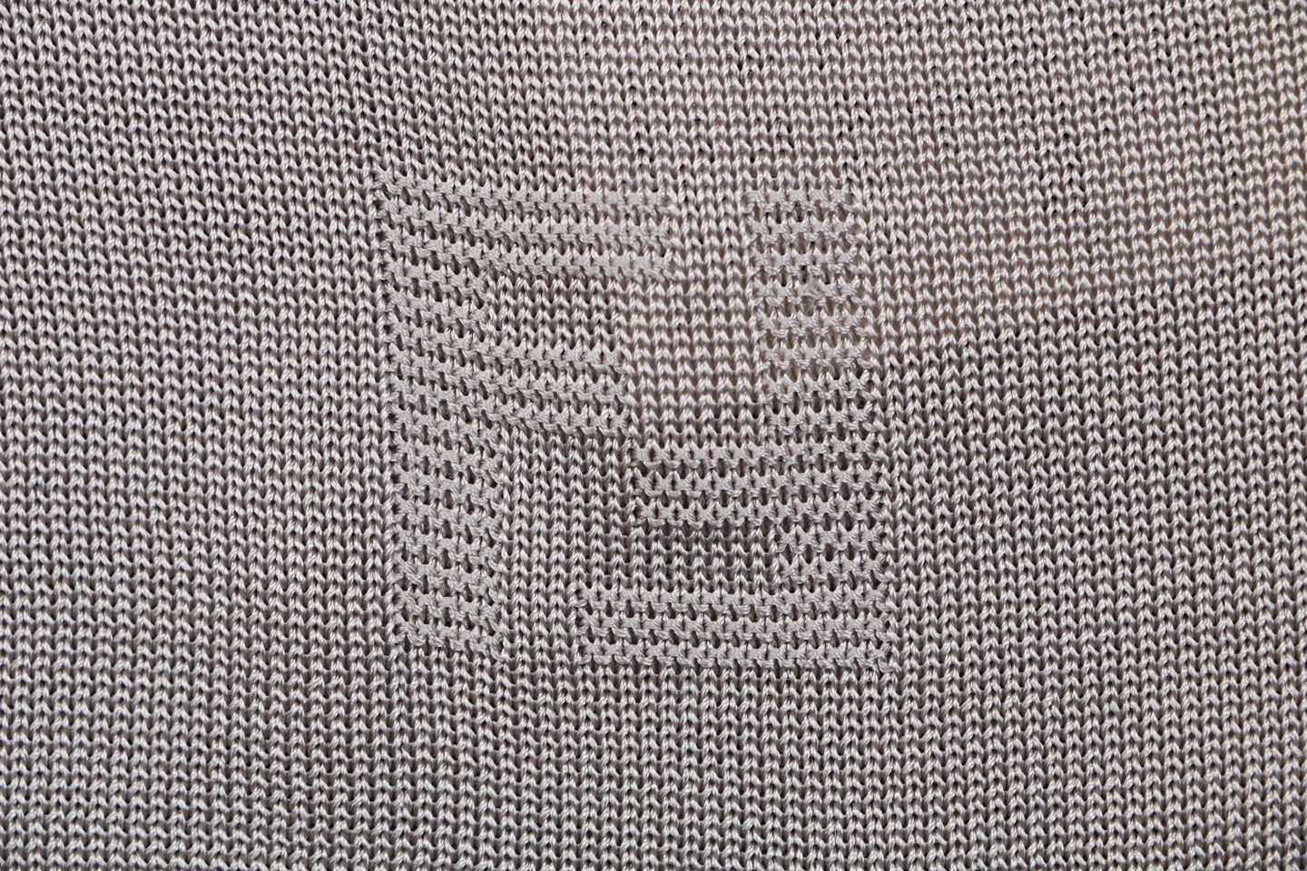 Fendi Contrast Placket Knitted T-Shirt
