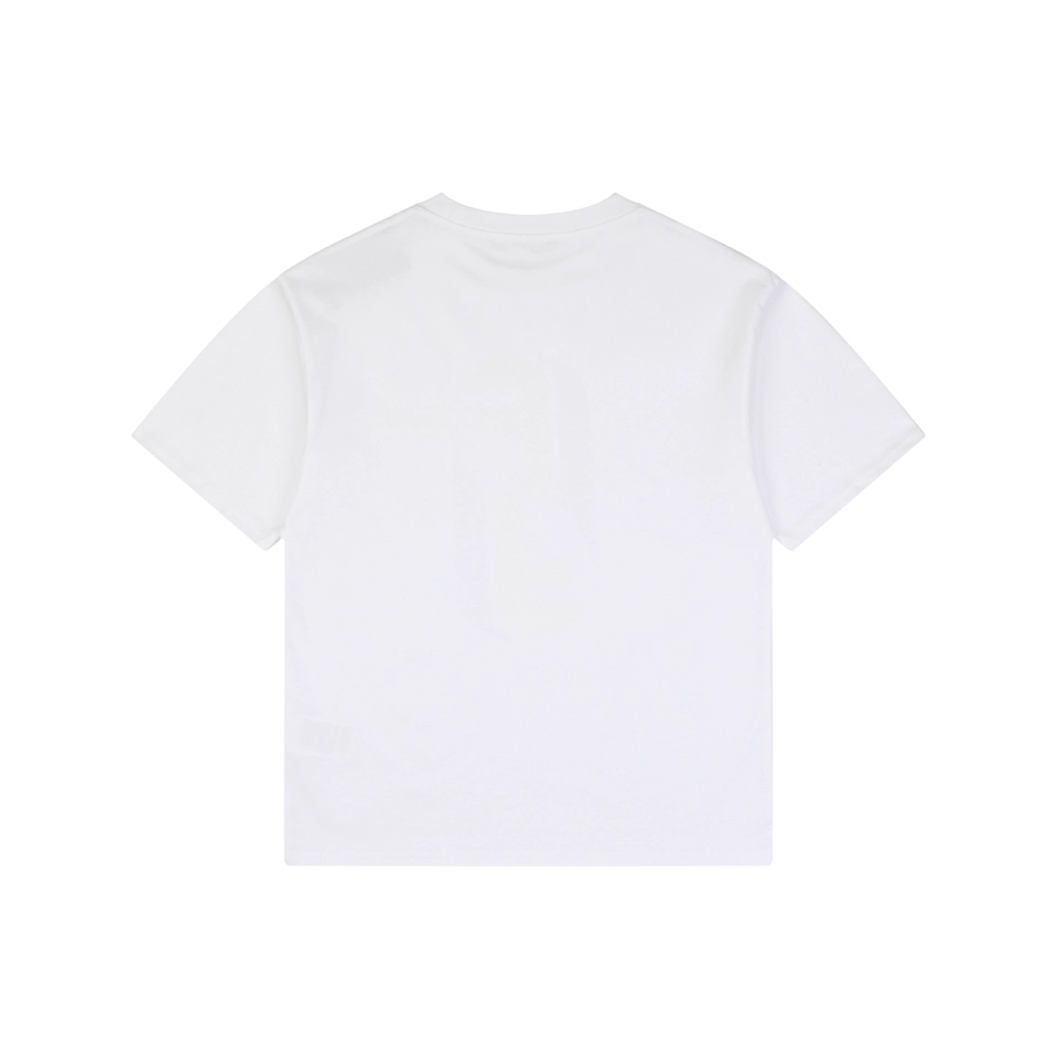 Fendi FD Cutwork Embroidered Logo T-Shirt White Back view