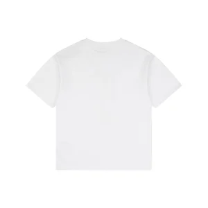 Fendi Gradient Logo Embroidered T-Shirt White Back view