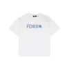 FD Gradient Logo Embroidered T-Shirt (White/Black)