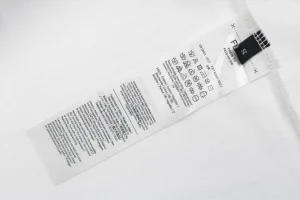 Fendi Gradient Logo Embroidered T-Shirt White Wash label