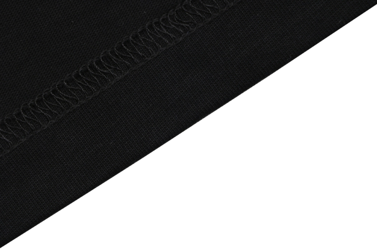 Fendi Gradient Logo Embroidered T-Shirt Black