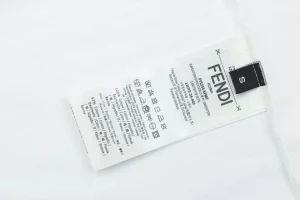 Fendi Ice Cream Graphic T-Shirt Wash label