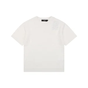Fendi Tonal FF Monogram Knit T-Shirt