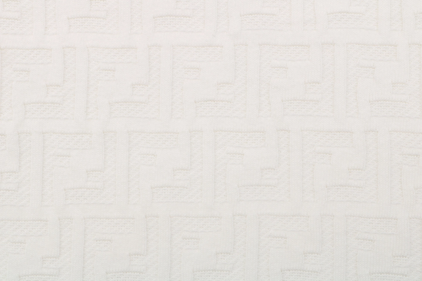 Fendi Tonal FF Monogram Knit T-Shirt