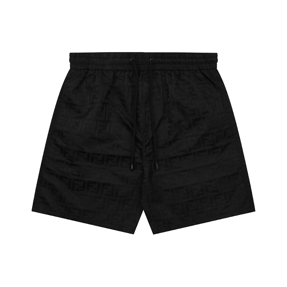 Fendi Tonal FF Monogram Nylon Shorts Front view