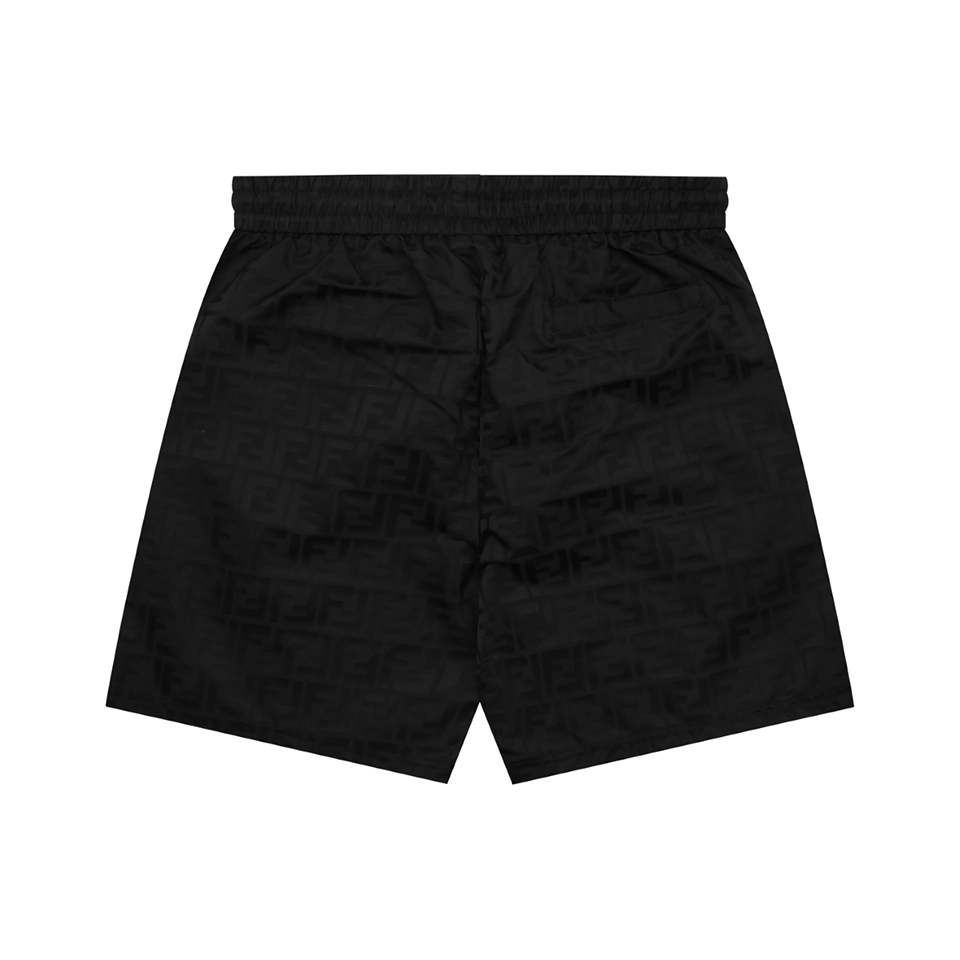 Fendi Tonal FF Monogram Nylon Shorts Back view